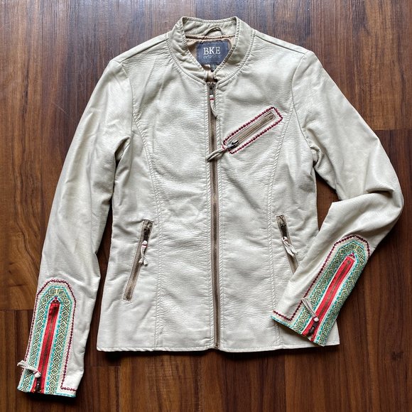 BKE Jackets & Blazers - BKE Outerwear Synthetic Leather Jacket Size S